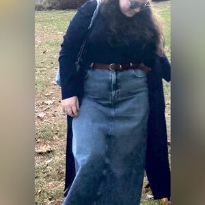 Eloquii Deep Blue Open Cardigan